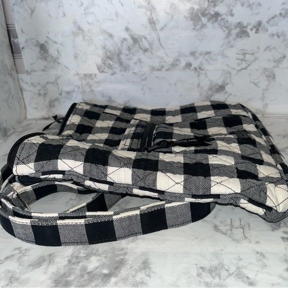 Vera Bradley Pearl Buffalo Check Hipster Quilted cotton with black nylon lining - Picture 7 of 7